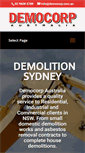 Mobile Screenshot of democorp.com.au